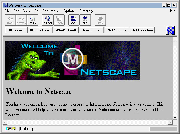 Mosaic Netscape a 30 ans