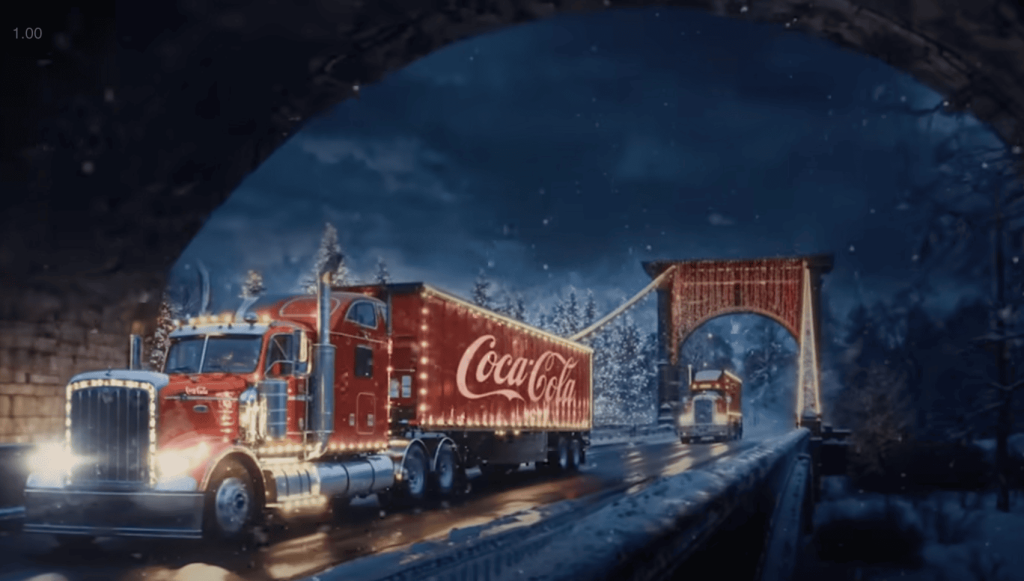 Publicité de Noël de Coca-Cola