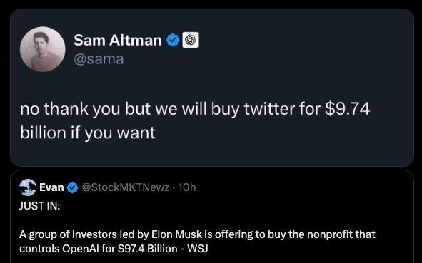 Tweet de Sam Altman